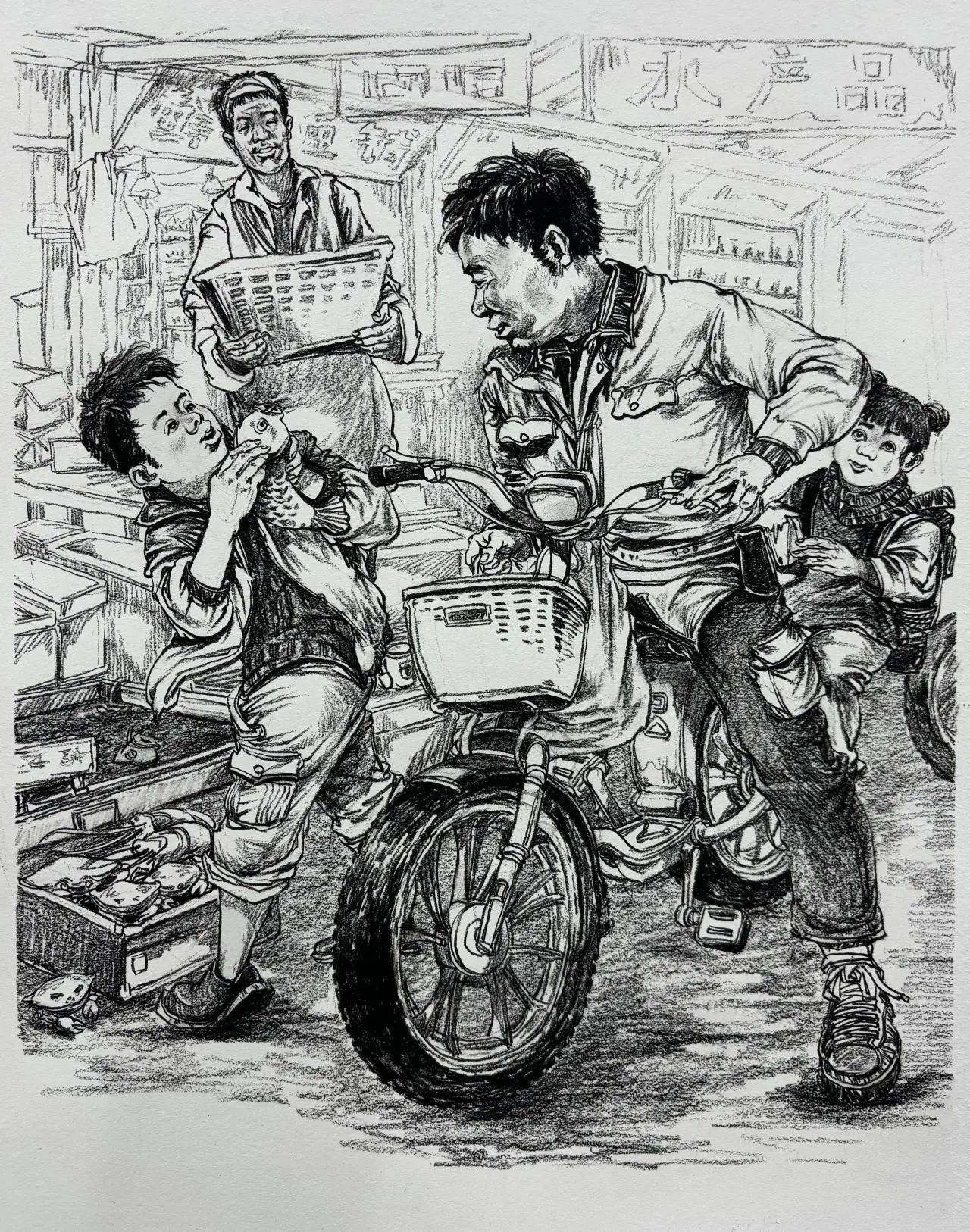 【开设讲座】我校美术组陈隆达老师开设速写(综合能力)教师研修二次