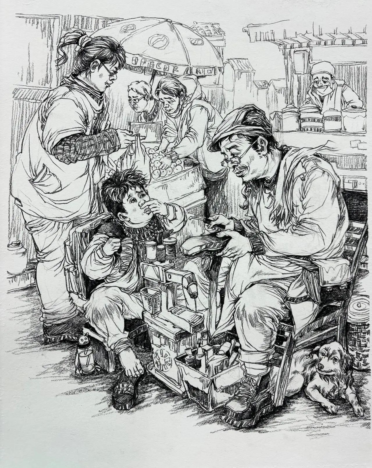 【开设讲座】我校美术组陈隆达老师开设速写(综合能力)教师研修二次